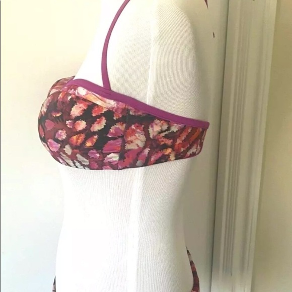 Womens Becca Beach Size Medium Bikini Swim Suit Set 2 Piece Padded Reversible - Picture 8 of 8